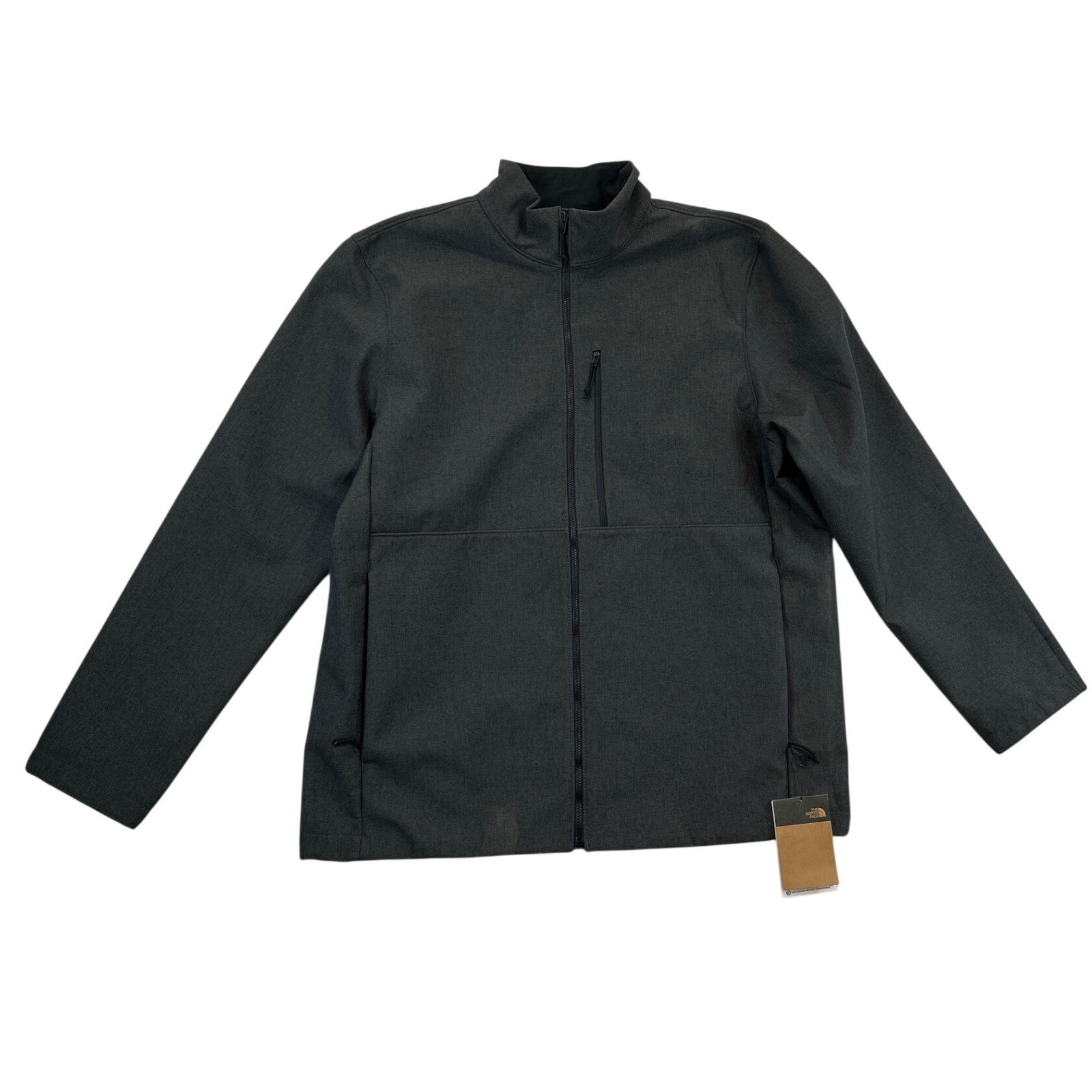 The North Face Apex Bionic Softshell Jacket Mens Xl Grey Windproof Nwt